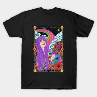 Stay Funky - Trippy Retro Drawing T-Shirt